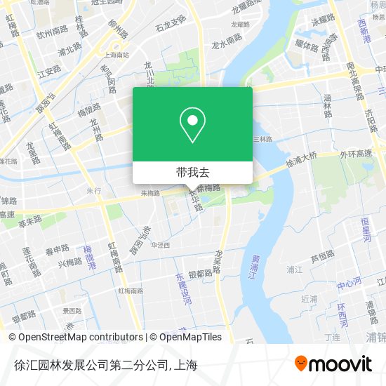 徐汇园林发展公司第二分公司地图