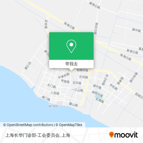 上海长华门诊部-工会委员会地图