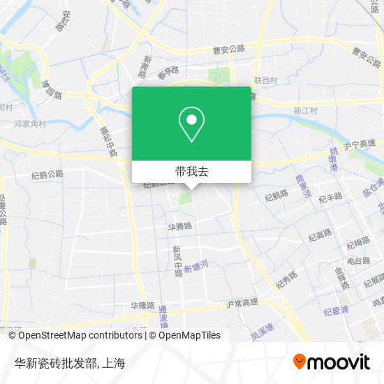 华新瓷砖批发部地图