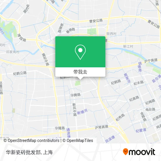 华新瓷砖批发部地图