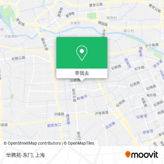 华腾苑-东门地图