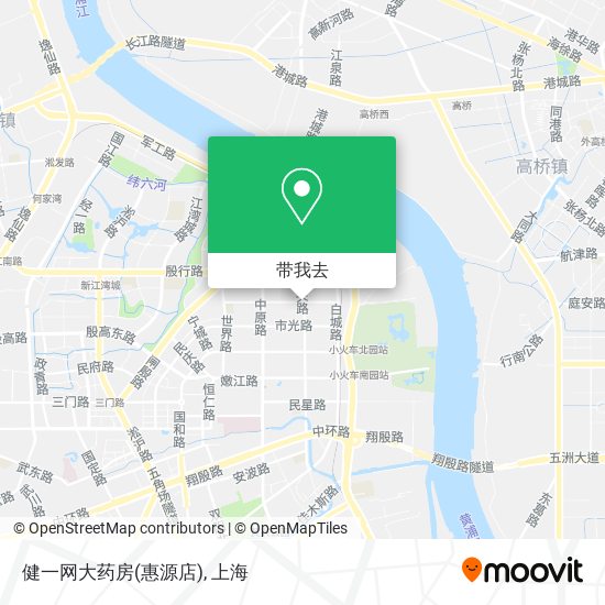 健一网大药房(惠源店)地图