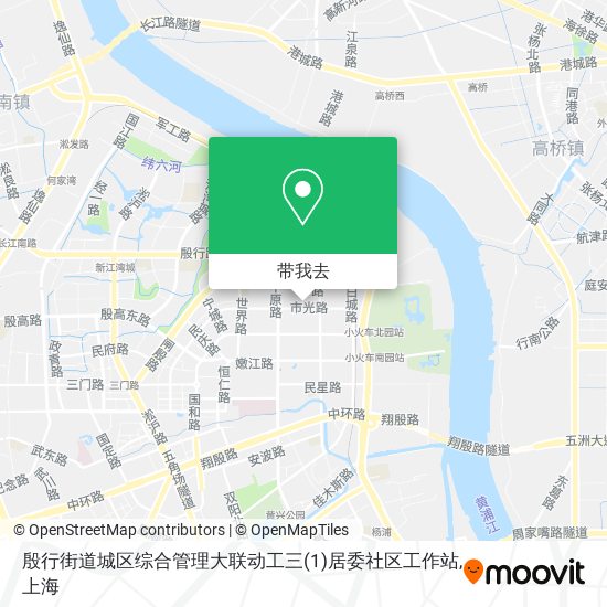 殷行街道城区综合管理大联动工三(1)居委社区工作站地图