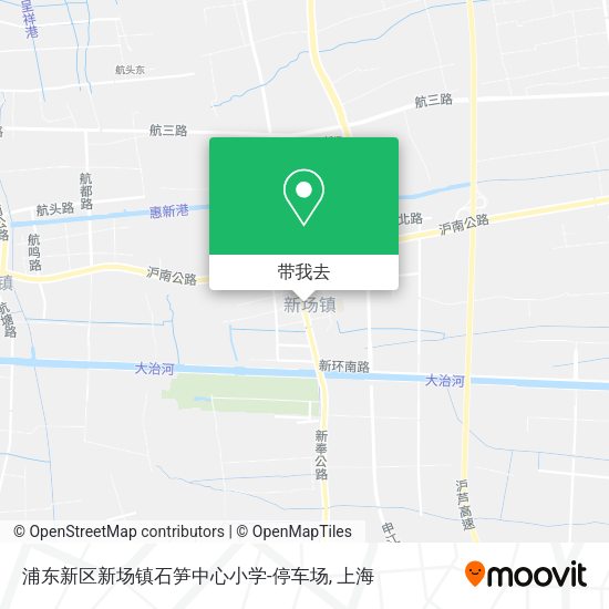 浦东新区新场镇石笋中心小学-停车场地图