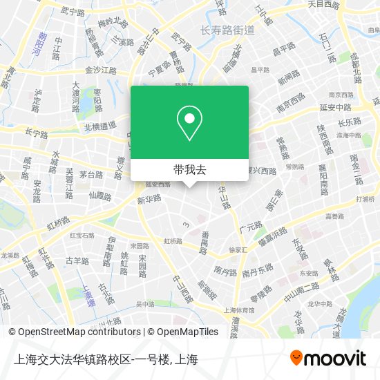 上海交大法华镇路校区-一号楼地图