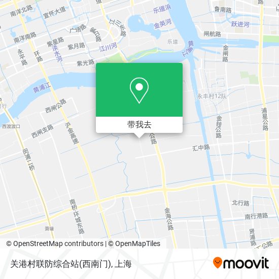 关港村联防综合站(西南门)地图