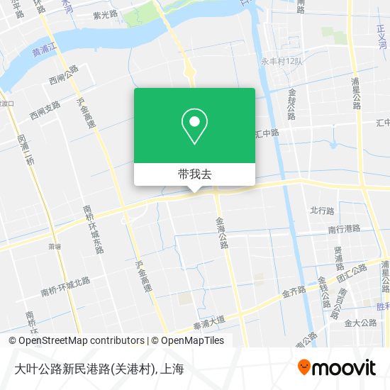 大叶公路新民港路(关港村)地图
