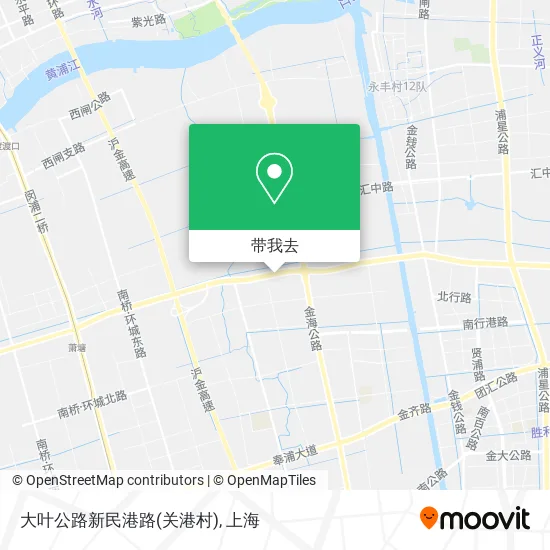 大叶公路新民港路(关港村)地图