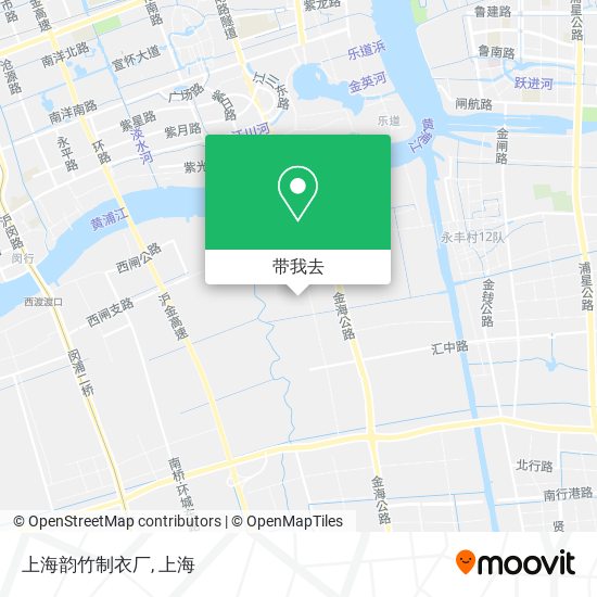 上海韵竹制衣厂地图