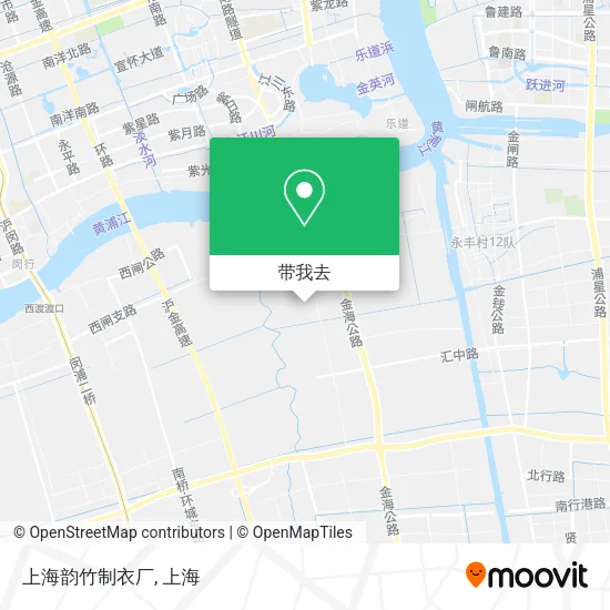 上海韵竹制衣厂地图