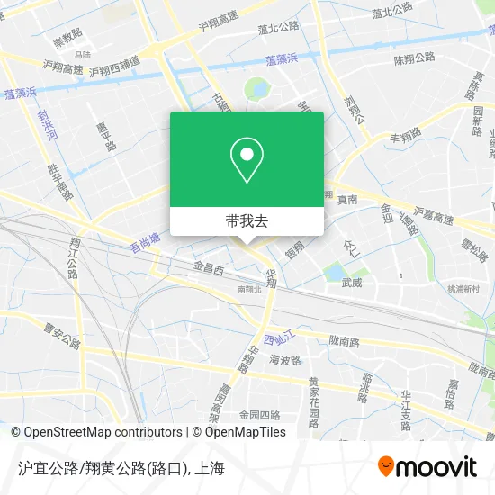 沪宜公路/翔黄公路(路口)地图