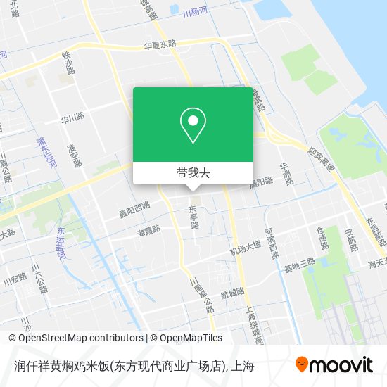 润仟祥黄焖鸡米饭(东方现代商业广场店)地图