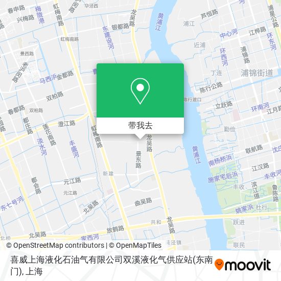 喜威上海液化石油气有限公司双溪液化气供应站(东南门)地图