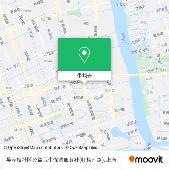 吴泾镇社区公益卫生保洁服务社(虹梅南路)地图