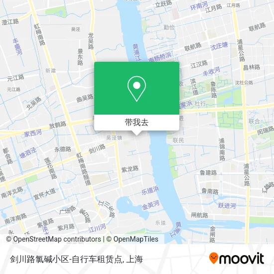 剑川路氯碱小区-自行车租赁点地图