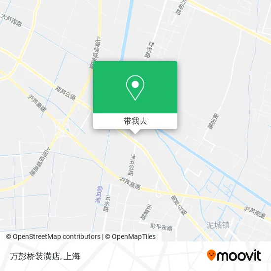 万彭桥装潢店地图