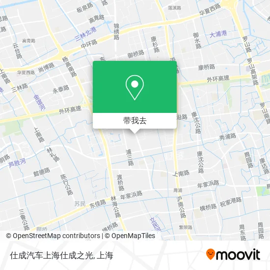仕成汽车上海仕成之光地图