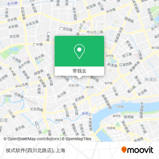 侯式软件(四川北路店)地图