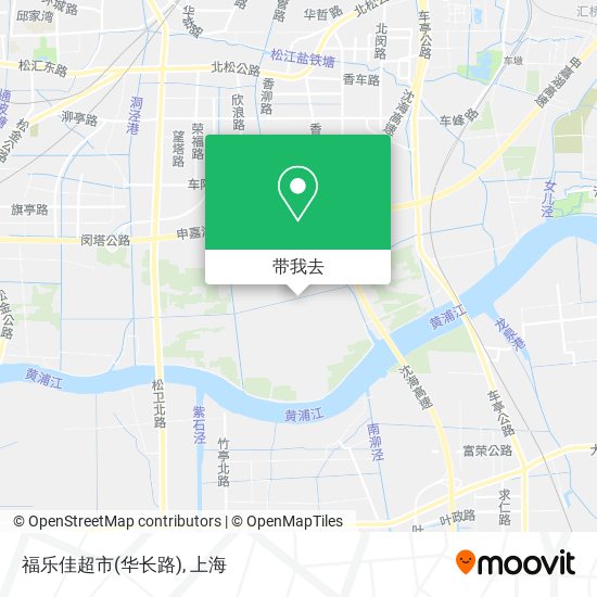 福乐佳超市(华长路)地图