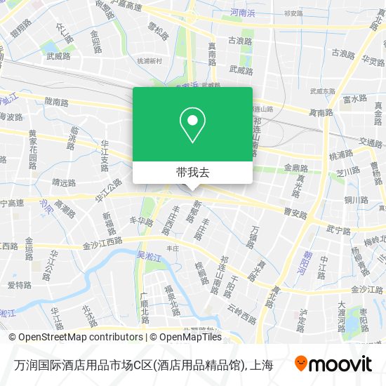 万润国际酒店用品市场C区(酒店用品精品馆)地图