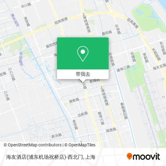 海友酒店(浦东机场祝桥店)-西北门地图