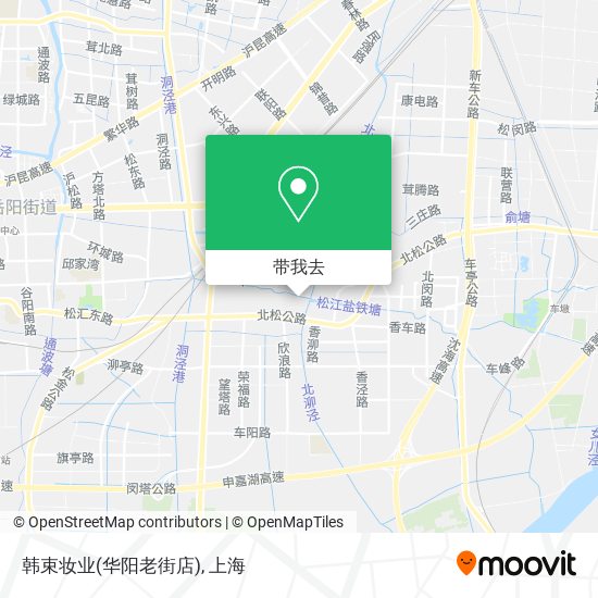 韩束妆业(华阳老街店)地图