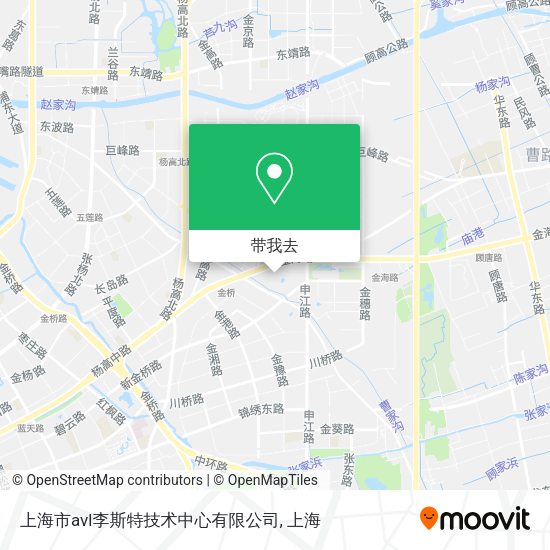上海市avl李斯特技术中心有限公司地图