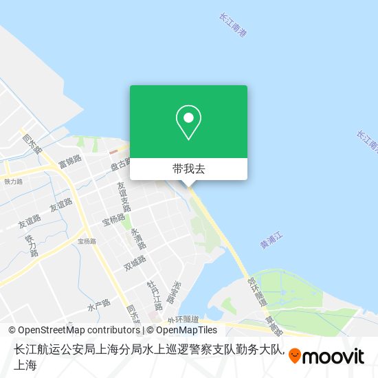长江航运公安局上海分局水上巡逻警察支队勤务大队地图