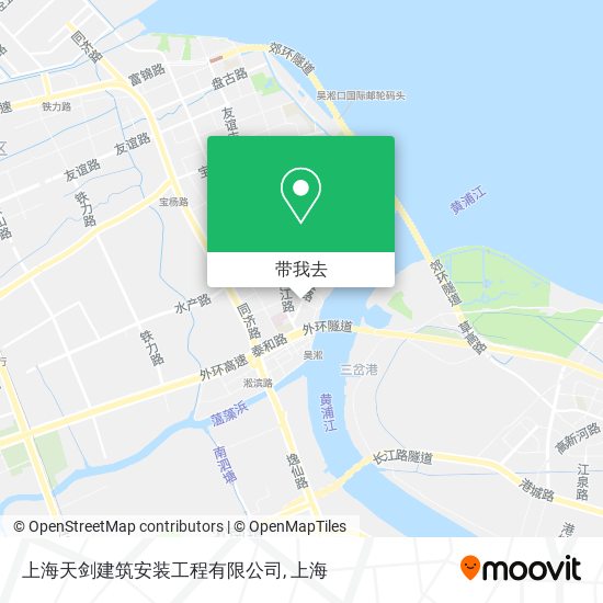 上海天剑建筑安装工程有限公司地图