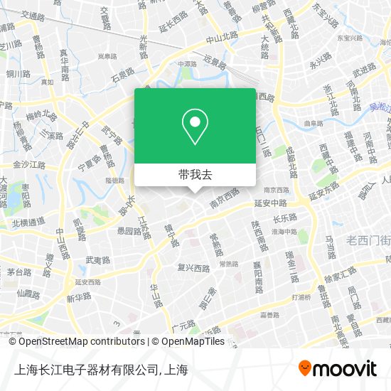上海长江电子器材有限公司地图