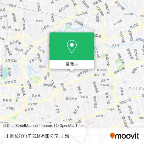上海长江电子器材有限公司地图