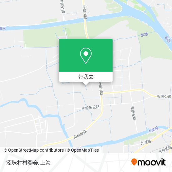 泾珠村村委会地图