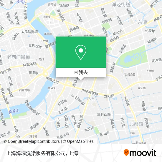 上海海瑞洗染服务有限公司地图