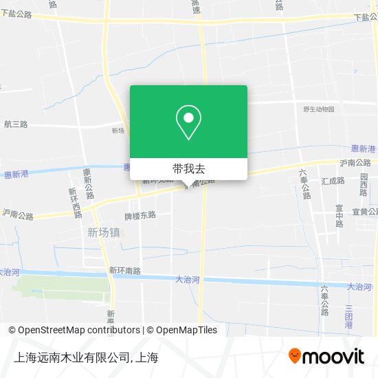 上海远南木业有限公司地图