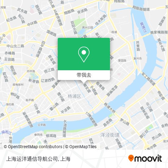 上海运洋通信导航公司地图