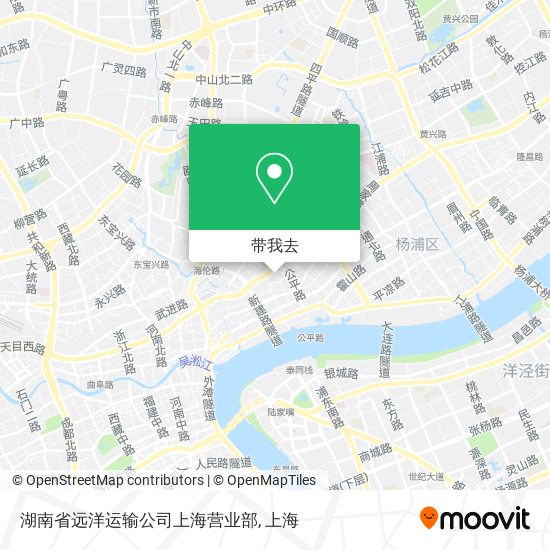 湖南省远洋运输公司上海营业部地图