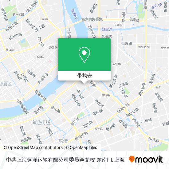中共上海远洋运输有限公司委员会党校-东南门地图