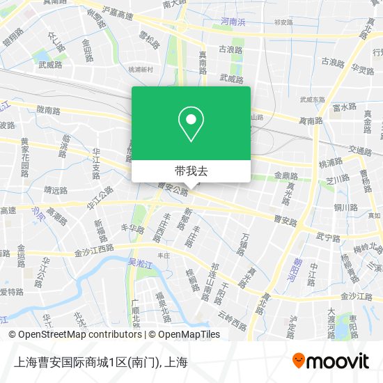 上海曹安国际商城1区(南门)地图
