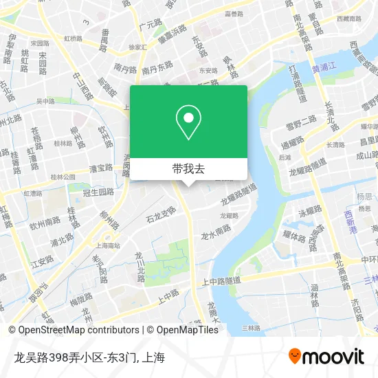 龙吴路398弄小区-东3门地图