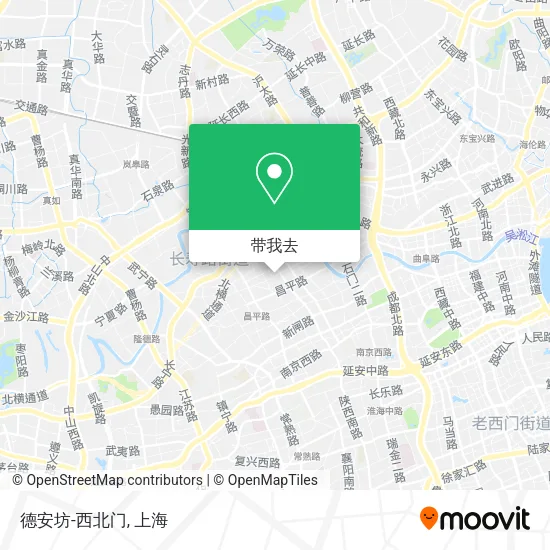 德安坊-西北门地图