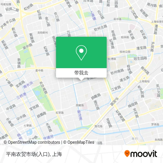 平南农贸市场(入口)地图