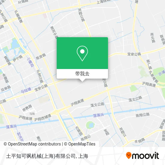 土平知可飒机械(上海)有限公司地图