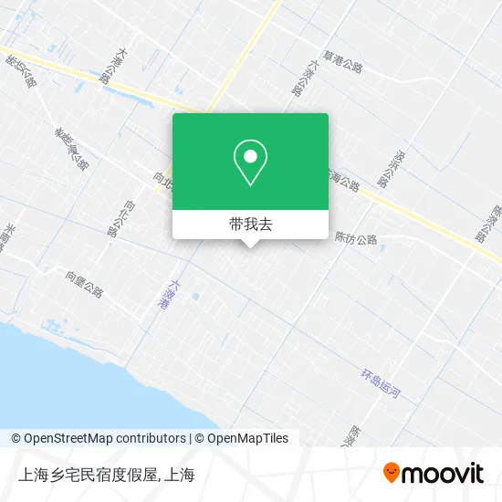 上海乡宅民宿度假屋地图