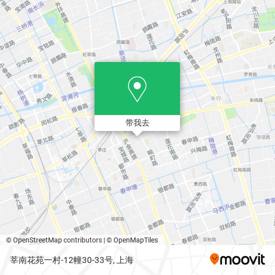 莘南花苑一村-12幢30-33号地图
