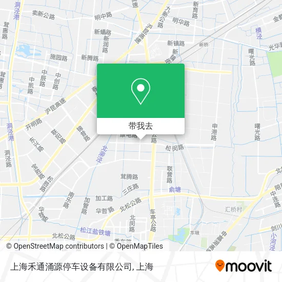 上海禾通涌源停车设备有限公司地图