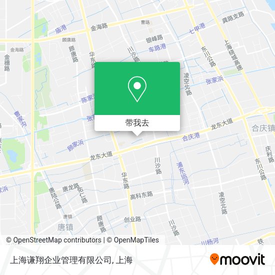 上海谦翔企业管理有限公司地图