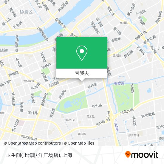 卫生间(上海联洋广场店)地图