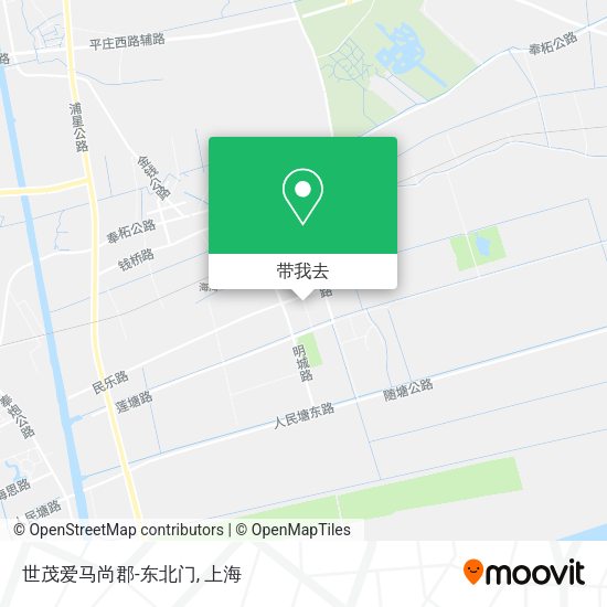 世茂爱马尚郡-东北门地图