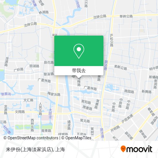 来伊份(上海淡家浜店)地图