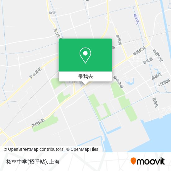 柘林中学(招呼站)地图